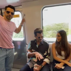 Varun Dhawan, Kiara Advani, Anil Kapoor Take Metro To Beat Mumbai Traffic Amid 'Jug Jugg Jeeyo' Promotions