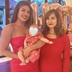 Priyanka Chopra With Daughter Malti Marie In New Pic From Her Birthday Bash