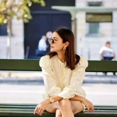 Anushka Sharma Drops Candid Pictures Of Her Sitting On A Bench