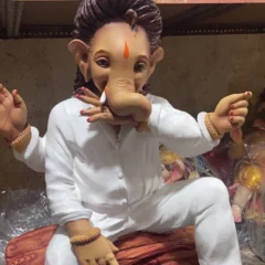 Allu Arjun's Look From 'Pushpa: The Rise' Inspires Lord Ganesha Statues