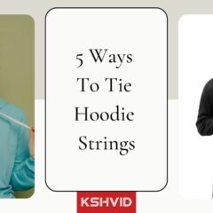 How to tie hoodie strings