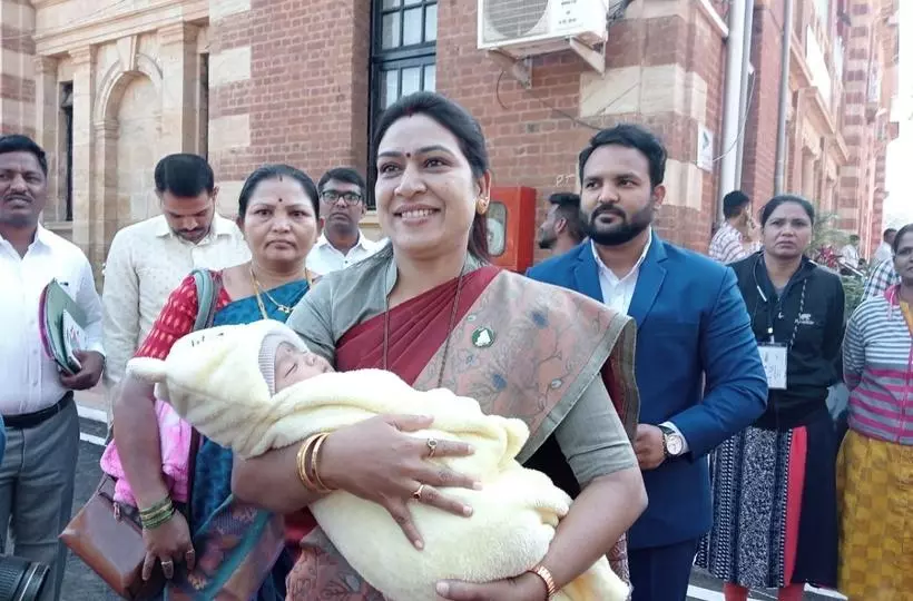 I am mother and people's representative, says NCP leader attends winter session with newborn baby