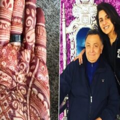 Neetu Kapoor Flaunts Mehendi With Late Rishi Kapoor's Name