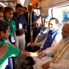 PM Modi inaugurates Ahmedabad Metro, takes trip