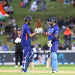 India vs NZ : Gill's sizzling double ton gives India 1-0 lead against NZ