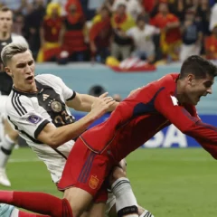 Staggering Spain draw 1-1 against valiant Germany