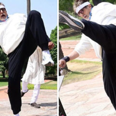 Amitabh Bachchan Tries Imitating Tiger Shroff's 'Flexible Kick' To Garner More Likes On Social Media