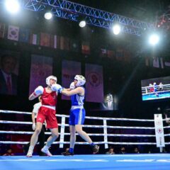 Russian and Belarusian boxers compete under their own flag at the Women's World C'ships