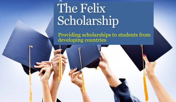 10. Felix Trust Scholarships for Students from Developing Countries