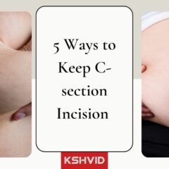 how to keep c-section incision dry when overweight