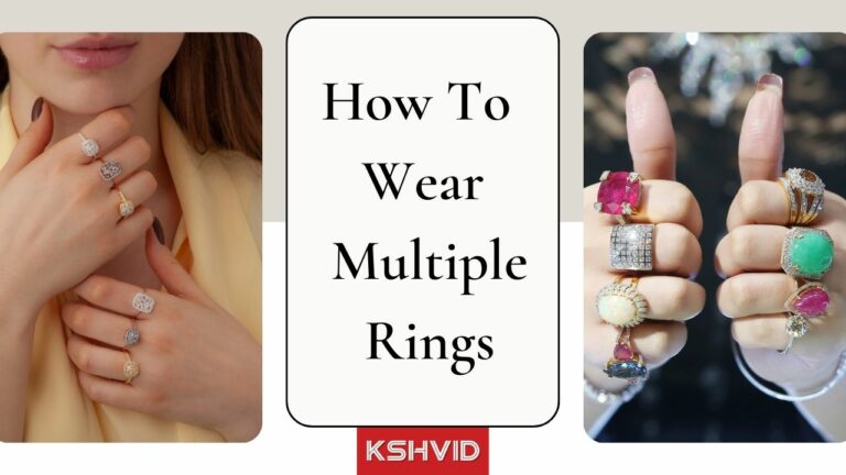 how to wear multiple rings