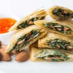 Baked Spinach And Almond Parcels