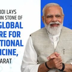 PM Modi lays foundation stone of WHO Global Centre for Traditional Medicine