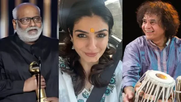 Padma Awards India : Zakir Hussain, MM Keeravaani, Raveena Tandon among recipients