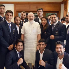 "Athletes are brand ambassadors of New India": PM Modi
