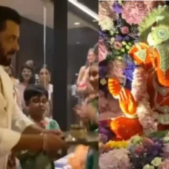 Salman Khan Gives A Glimpse Of The Ganesh Chaturthi Celebrations