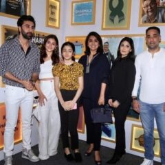 Alia Bhatt Joins Ranbir Kapoor's Whole Family At 'Sharmaji Namkeen' Screening