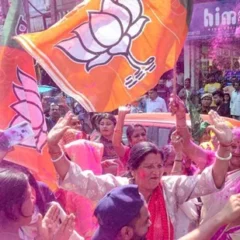 UP Poll results: BJP workers begin celebrations in Lucknow, say "UP mein Baba"