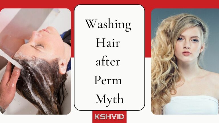 washing hair after perm myth